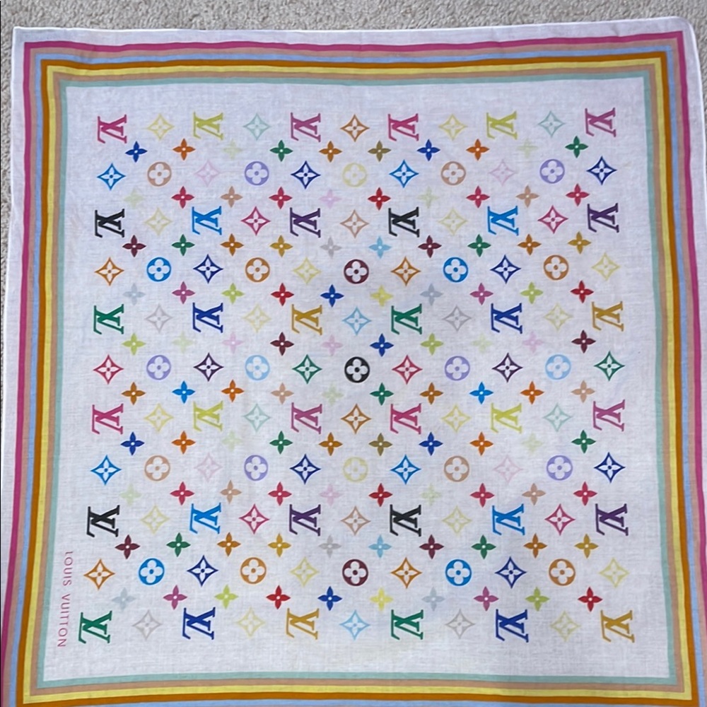 Louis Vuitton multicolor scarf